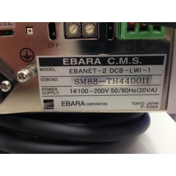 EBARA EBANET-2 DBC-LW1-1 Vacuum Monitoring System